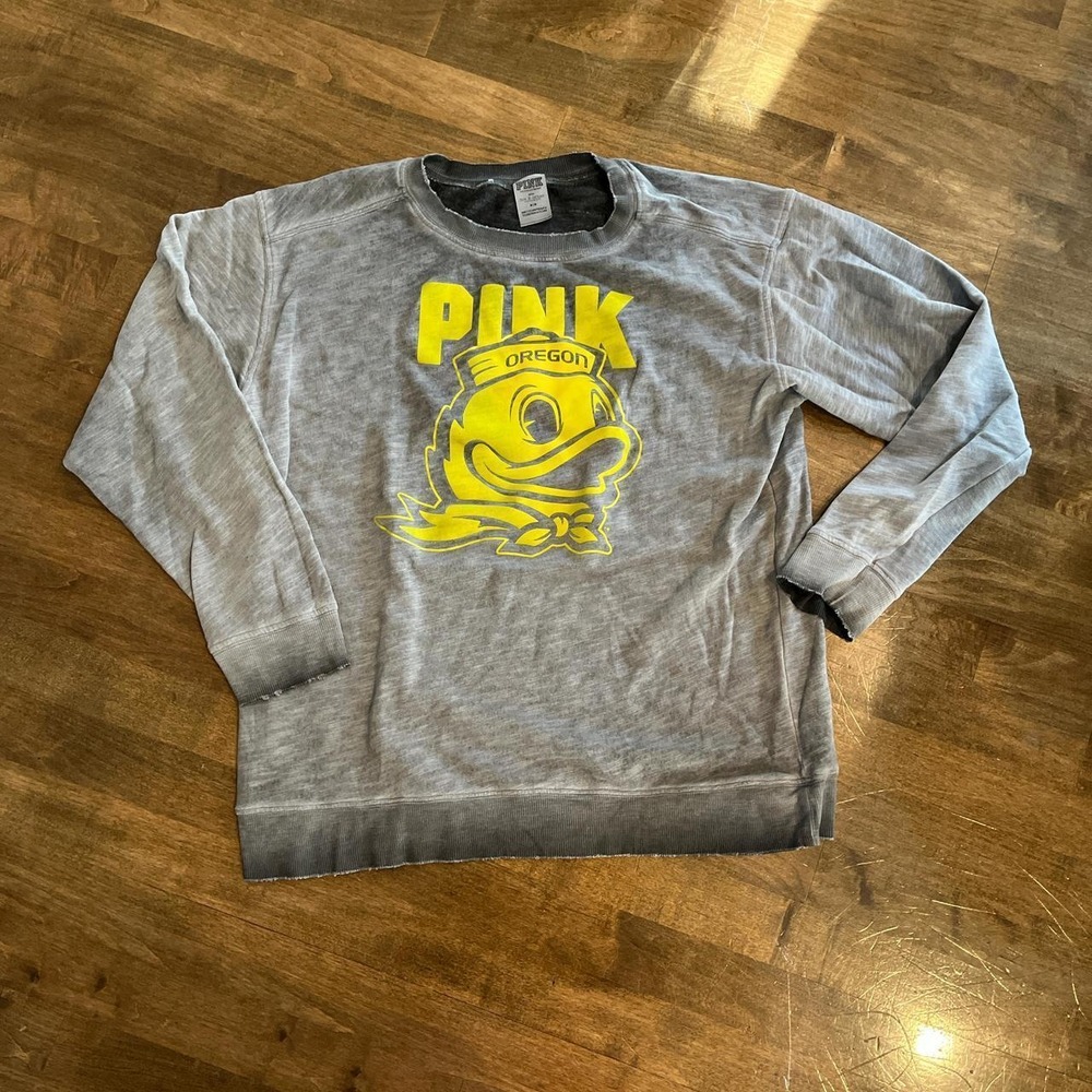Victoria secret Pink Oregon Ducks sweatshirt cotton pullover collegiate vintage